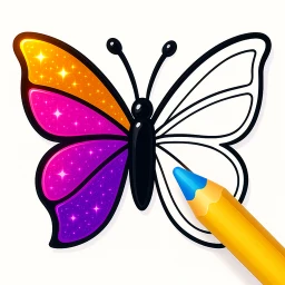 Butterfly Coloring game のアイコン